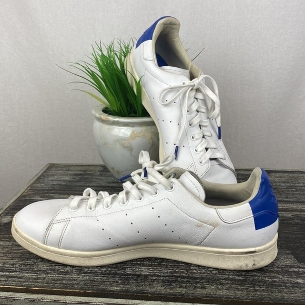 Adidas White Men’s Stan Smith Leather Sneaker Shoes 13